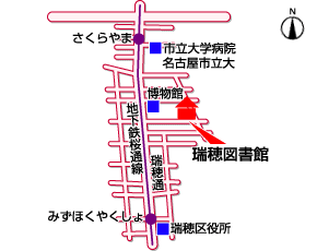 瑞穂図書館地図