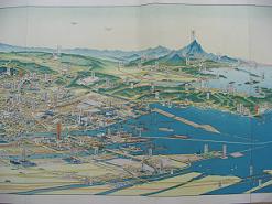 「資料からながめる名古屋港の歴史」展示風景