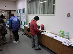 図書館も地震に関する資料展示を行いました。（鶴舞中央図書館　「災害伝承伝え隊がやってくる！！」）