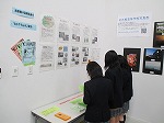 東図書館もコーナーを作りました。（東図書館　「東区まちサポエキジビション２０１４」）