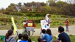 みなさん紙芝居に夢中です。（北図書館　「名城公園チューリップまつり」の大きな画像へ