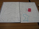 昭和38年ごろの名東図書館周辺地図（名東図書館　「名東区の今昔　写真と資料展　～亜炭鉱とため池を中心に～」）