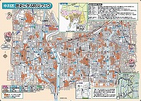 防災マップ画像（中川図書館　「中川区　歴史に学ぶ防災マップ」）
