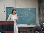 絵本を楽しんで読んであげて欲しいとのことでした。（天白図書館　講演会「絵本で楽しく子育て～なぜ子どもに絵本を読むの？～」）