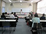 シクラメンについての座学（志段味図書館　園芸講座「シクラメンをもっとたのしむ」）