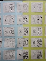 展示全景2（鶴舞中央図書館　こんなほんあんなほん表紙イラスト作品展）の大きな画像へ