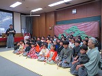 うたいの実演（鶴舞中央図書館　「新春を祝おう！おやこ能楽体験」）