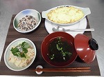 こんな料理が完成しました。（西図書館・名古屋文理大学短期大学部連携「食育講座（シニア向け・親子向け）を開催しました）