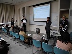 あつた宮宿会の活動と紙芝居を紹介していただきました。（熱田図書館　「寺町熱田を学ぶ ～熱田百ケ寺とマインドフルネス体験～」）