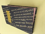 豆本見本(中村図書館 「世界にひとつだけ!オリジナル豆本を作ろう!!」)