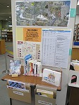 展示の様子（東図書館　「銭湯」関連展示）