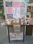 展示の様子（東図書館　「オオカンザクラの並木道」）