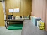 調査資料スタンバイ。（守山図書館　「守山探検隊と行く！ウィキペディアタウンin守山」を行いました）