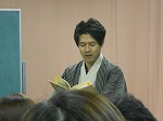 不思議話の朗読（守山図書館　「ふしぎ宵ばなし」を行いました）