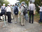 今では公園になっている、善照寺砦跡です。すばらしい眺望でした！（緑図書館　地域さんぽ「桶狭間の戦い：鳴海城と三砦」を行いました）