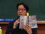 先生の自宅の書棚の写真（鶴舞中央図書館　「太田忠司先生講演会）"