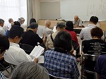 会場の様子(楠図書館 歴史講座「武田信玄に会った天沢和尚」)