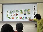 完成した作品の写真（富田図書館　「絵手紙の世界　夏をテーマに絵手紙を描いてみよう！」）"