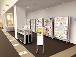 図書館入り口横の展示写真