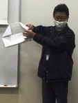 瑞穂図書館「認知症サポーター養成講座」折り紙講座の写真