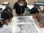 熱田図書館「中学生・司書のおしごと体験」の写真4