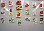 中村図書館「絵手紙の世界　年賀状編」の写真2