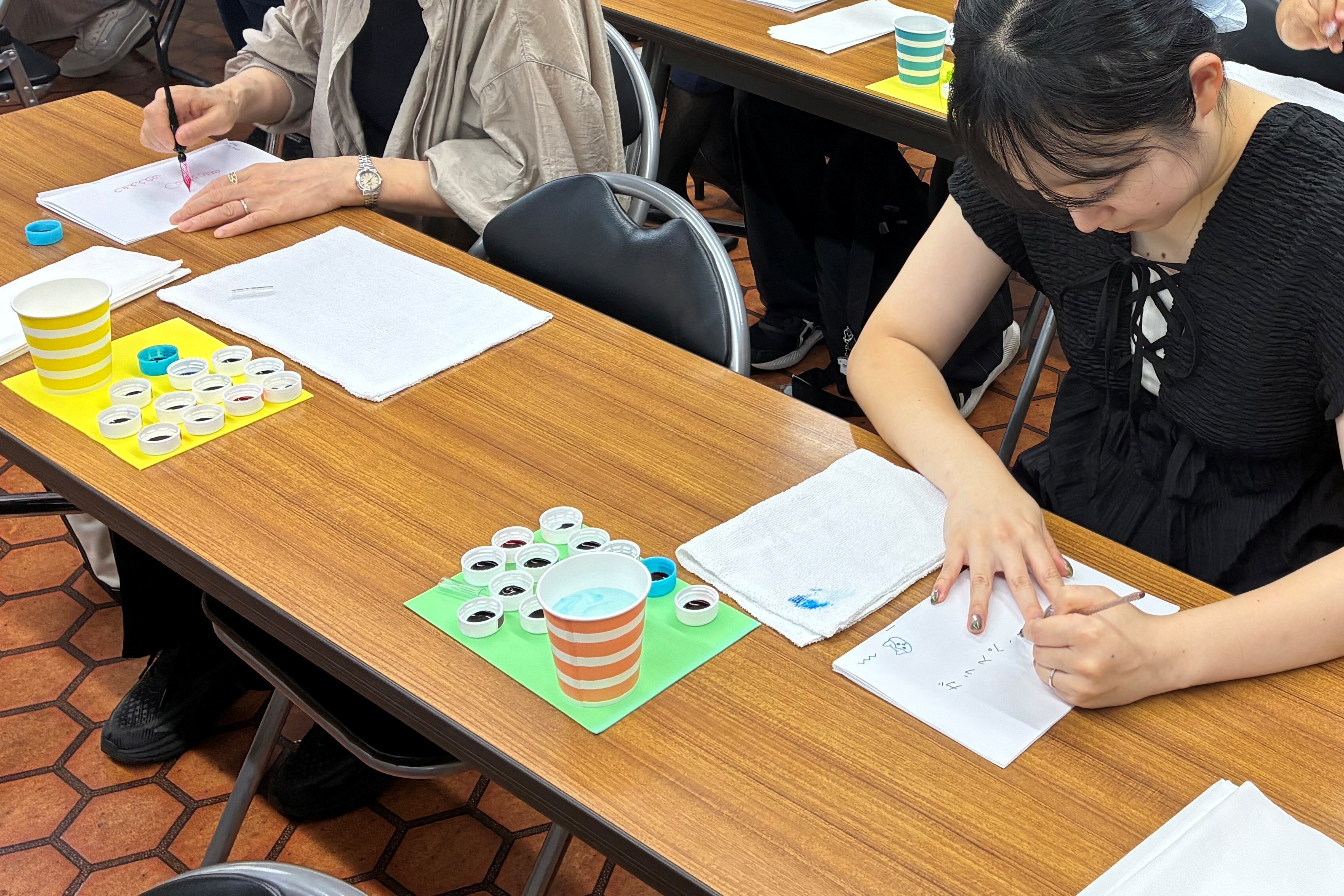 天白図書館「ガラスペンで彩る言葉たち」の写真2