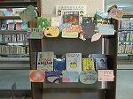 展示風景（楠図書館　ミニ展示「北高生のおすすめ本！」）