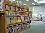 楠図書館の展示の写真