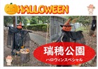瑞穂図書館「瑞穂公園ハロウィンスペシャル～ハロウィンの本～」チラシ画像