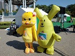 名古屋市農業センターのキャラクター「なごっぴー」だよ。（なごや・グリーンフェスタ「マスコットキャラクター大集合」)の大きな画像へ