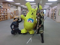 清正公となつ様とパチリ☆（メ～テレ「おもてなし隊なごや」で鶴舞中央図書館が紹介されるよ！）の大きな画像へ