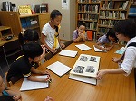 ここは、伊勢湾台風資料室。（みなみ図書館　「子ども図書館大使」）