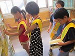 大活字本という本があります。（なかがわ図書館　「子ども図書館大使」）