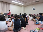 「こわーい。」とドキドキ。（みなと図書館　こわいおはなし会）