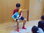 おはなし会で絵本を読んだよ！（きた図書館　「子ども図書館大使」）