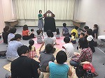 紙しばいをたっぷり楽しむおはなし会です。大満足の一時間でした！（めいとう図書館　かみしばいのおはなし会）