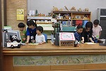 本のかしだし、へんきゃくをしたよ！（つるまちゅうおう図書館　「なごやっ子読書ノートでカウンター体験」）