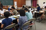 みんな一生けんめいレポートを作ってました！（つるまちゅうおう図書館　「図書館を使って自由研究」）