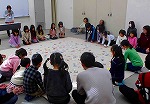 カルタ大会子どもの部の様子（あつた図書館　あつたとしょかんカルタ大会）