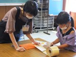 もりやま図書館「なごやっ子読書ノートで図書館お仕事体験」の写真6